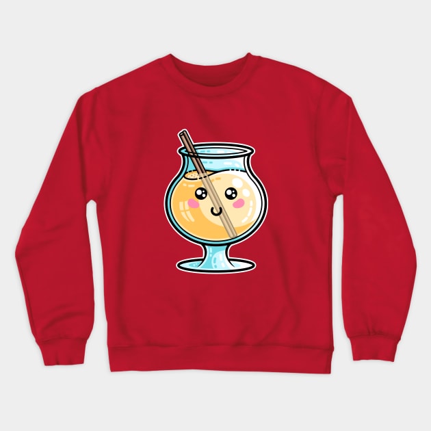 Kawaii Cute Eggnog Crewneck Sweatshirt by freeves